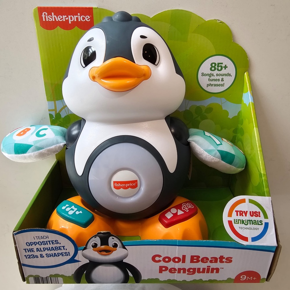 Fisher Price Linkimals Cool Beats Penguin Interactive Musical Learning Toy 9M+